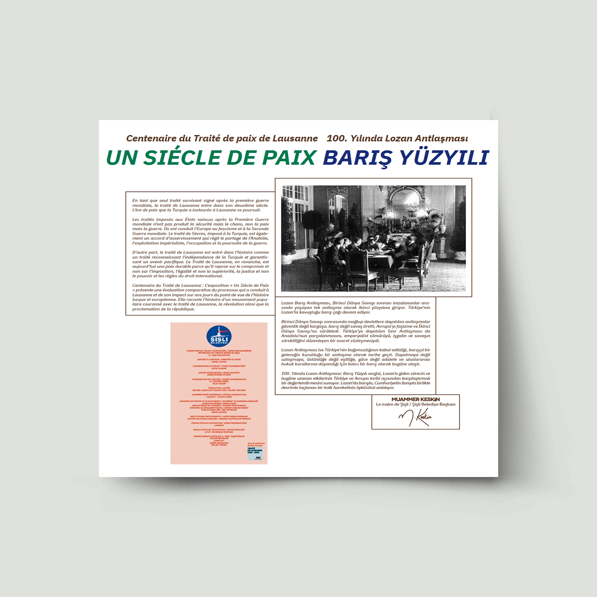 Lausanne: A Century of Peace